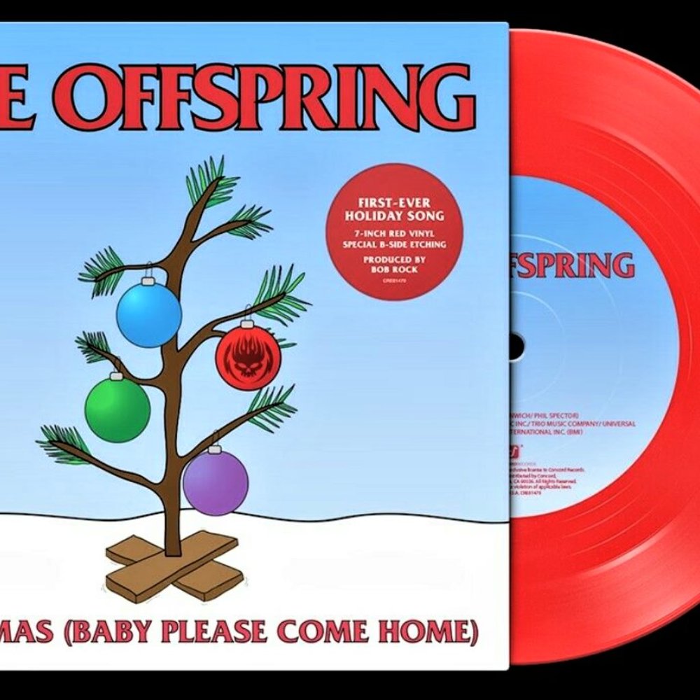 The Offspring Christmas (Baby Please Come Home) 7” Record ~ Red w/Etching ~ New!
